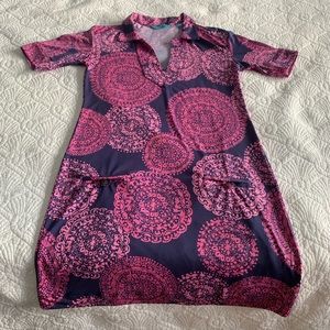 Tori Richard Jaxon Dress in “Cosmosis” print - S